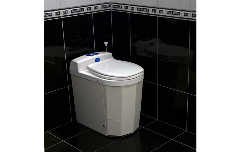 Incinerating toilet - The Flame uses 230V to incinerate human waste. A vent to an outside wall is required.