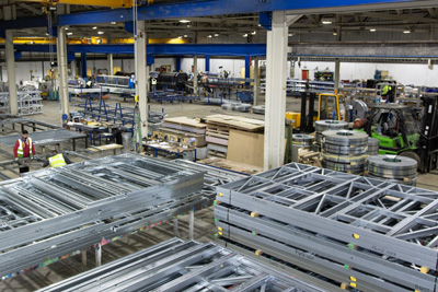 light gauge steel frame prefabrication in factory